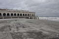 Boardwalk in storm