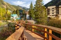 Boardwalk in Taos Ski Valley, New Mexico