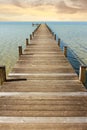 Boardwalk to the endless horizon