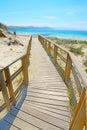 Boardwalk to the shore Royalty Free Stock Photo