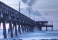 Boardwalk at Tybee Beach Royalty Free Stock Photo