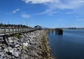 Boardwalk view at the Comox Valley Marina