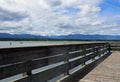Boardwalk view at the Comox Valley Marina