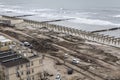 Boardwalk was washed away during Hurricane Sandy