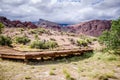 Boardwalks and hiking trails in the Red Rock Canyon National Conservation Area
