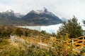 Boardwalks near Perito Moreno glacier, Argenti Royalty Free Stock Photo
