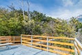 Boardwalks near Perito Moreno glacier, Argenti Royalty Free Stock Photo