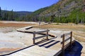 Boardwalks in Yellowstone National Park, Wyoming