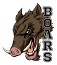 Boars Sports Mascot Royalty Free Stock Photo