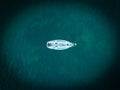 Boat from above Royalty Free Stock Photo