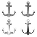 Anchor vector design Royalty Free Stock Photo