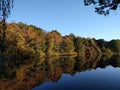 Chattahoochee fall colors Royalty Free Stock Photo