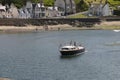 Boat arriving in Portpatrick Royalty Free Stock Photo