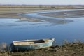 Boat in the Baie de Somme Royalty Free Stock Photo
