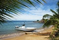 Boat by The Beach Royalty Free Stock Photo