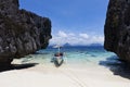 Boat at beach Royalty Free Stock Photo