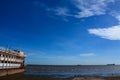 Boat on beach in Bangpu , Thailand