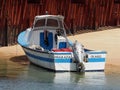 Boat On The Beach On Ilha Da Culatra Portugal