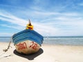 Boat on beach 01 Royalty Free Stock Photo