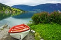 Boat on the beach of Olden.