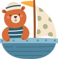 Boat With Bear Captain
