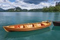 Boat on a Bled lake