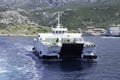 Boat on the blue sea, Croatia, Europe, Adriatic