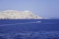 Boat on the blue sea, Croatia, Europe, Adriatic