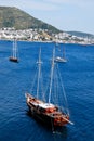 A boat in Bodrum Royalty Free Stock Photo