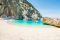 Boat in Cala Mariolu