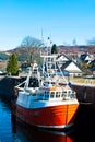 Boat in a Caledonian Canal Locks