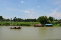 Boat in the Chao Phraya river Thailand Culture