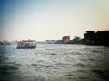 Boat on chao praya river