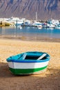 Boat on the coast. Royalty Free Stock Photo