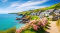 boat cornish coastal villages