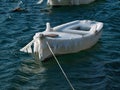 Boat covered in ice