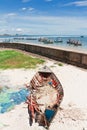 ( Boat crash ) on Hua -Hin beach