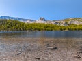 Scenic view of a mountain lake in California Royalty Free Stock Photo