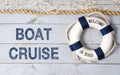 Boat Cruise - Welcome on Board Royalty Free Stock Photo