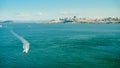 Boat cruising San Francisco Bay