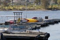 Boat Dock at Lake Murray Park San Diego California Royalty Free Stock Photo