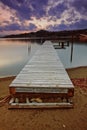 Boat Dock on Lake Okanagan Royalty Free Stock Photo