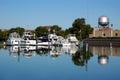 Boat Dock Reflection Royalty Free Stock Photo