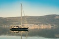 Boat docked at the Adriaatic sea, Porto Montenegro