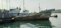 boat docked at the pier