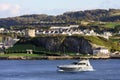 Boat in dockside,Plymouth