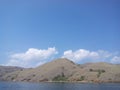 the boat explores a group of islands that lie on the island of komodo in Labuan Bajo Royalty Free Stock Photo