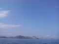 the boat explores a group of islands that lie on the island of komodo in Labuan Bajo Royalty Free Stock Photo