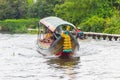 The boat express service support people Travelers and water travel