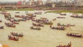 Boat festival on the Dhaka Buriganga River of Bangladesh Royalty Free Stock Photo